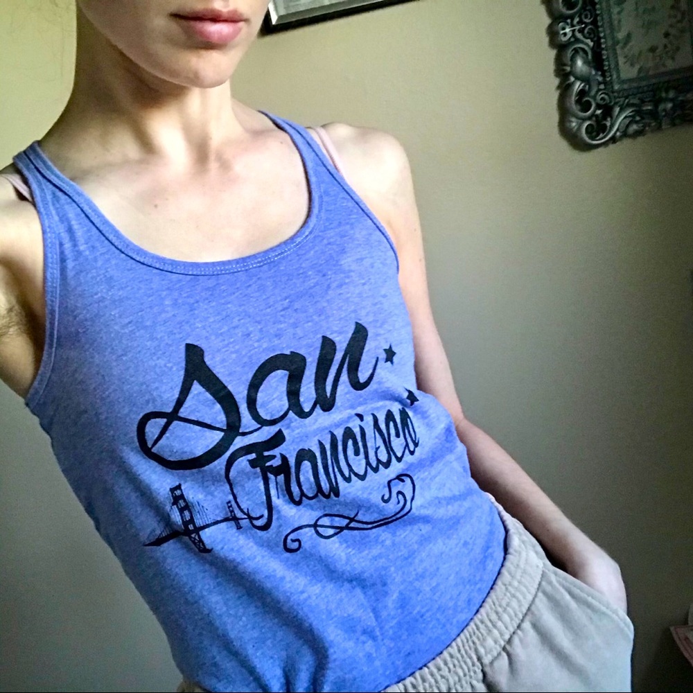 Purple San Francisco Tank Top